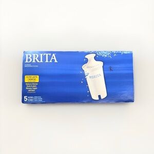 5 Brita Bath & Body Filter Pack - Blue and White